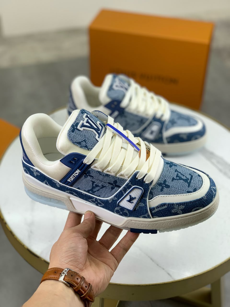 Louis Vuitton Trainer Blue 2.0
