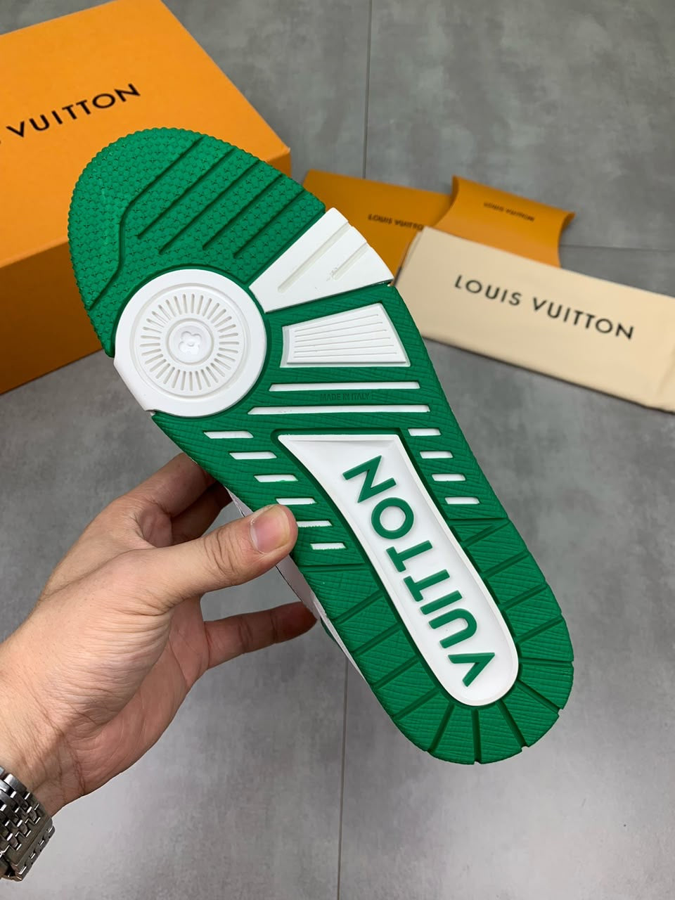 Louis Vuitton Trainer Green 2.0