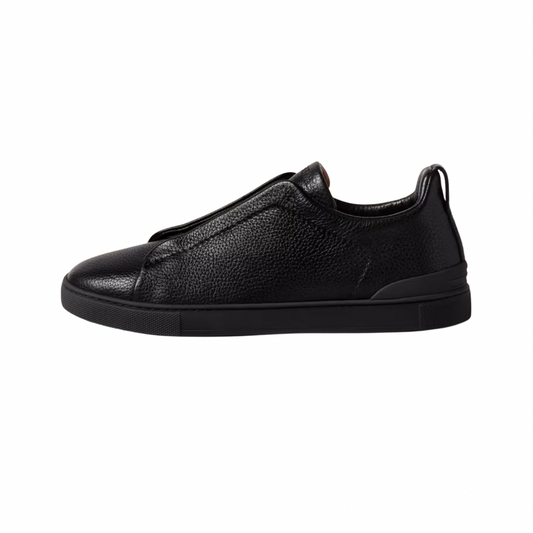 Zegna Stitch Black Piel