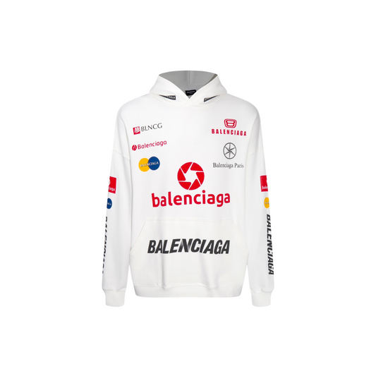 Balenciaga Hoodie Top League White