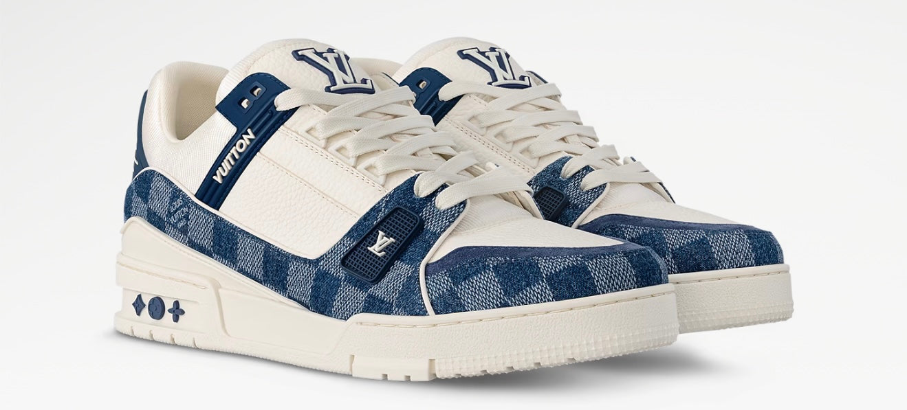 Louis Vuitton Trainer Blue blocks