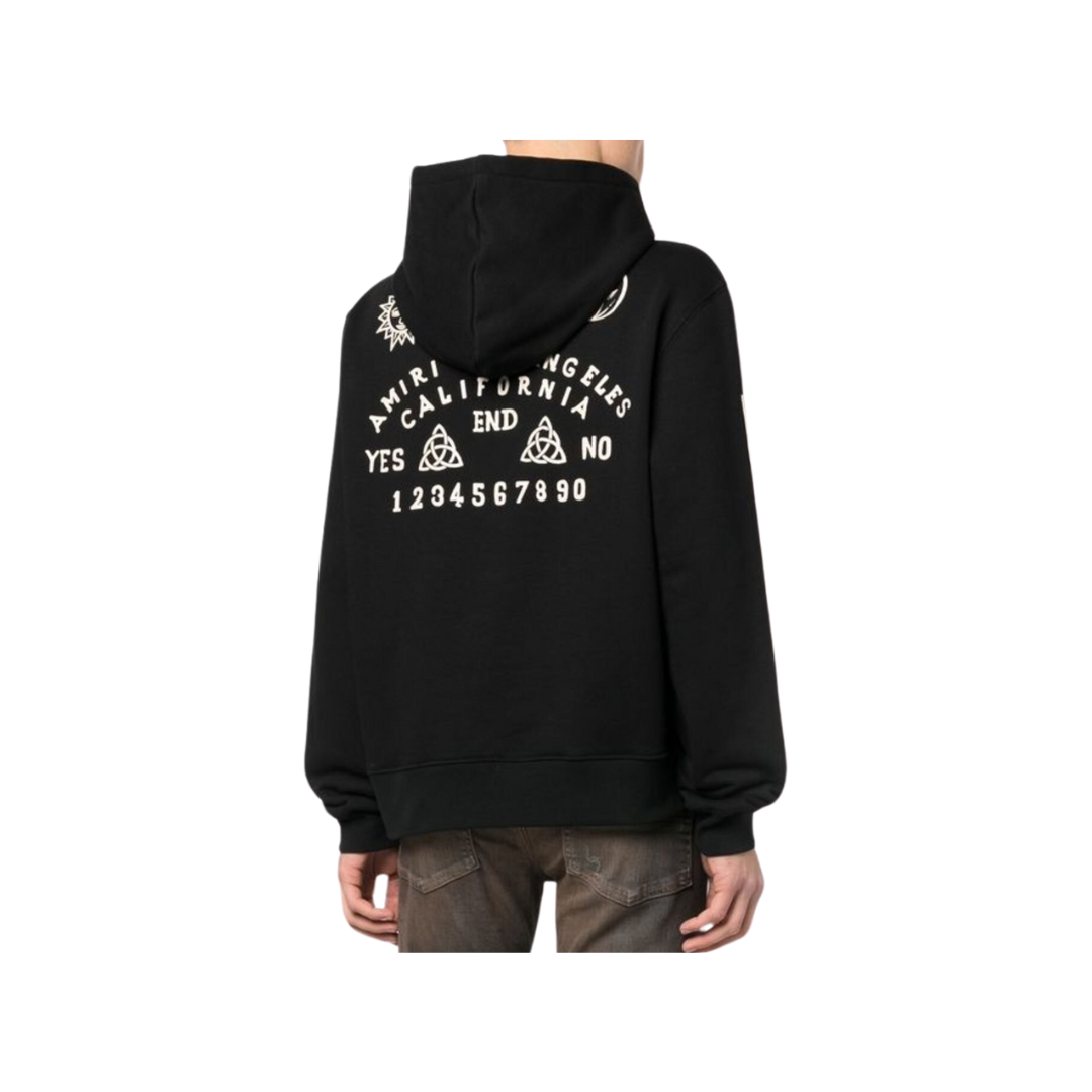 Amiri Ouija Board Hoodie Black