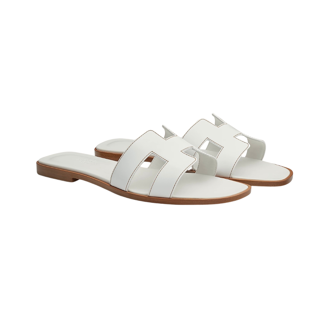 Hermes sandalias white (mujer)