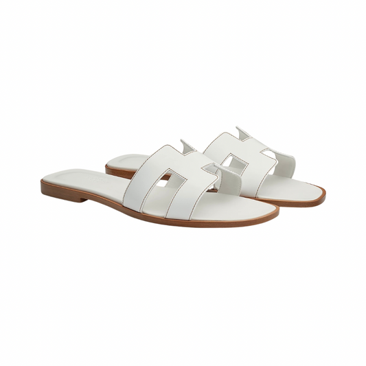 Hermes sandalias white (mujer)