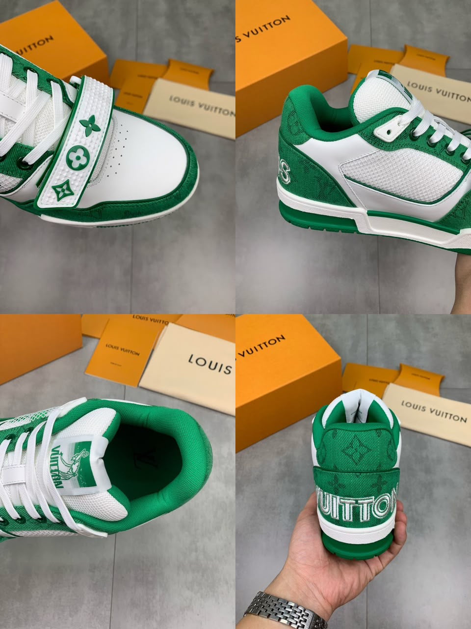 Louis Vuitton Trainer Green 2.0