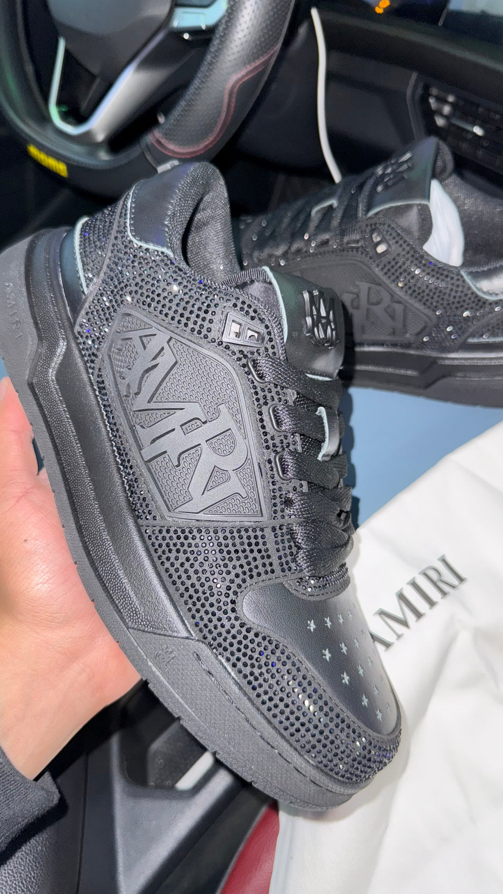 Amiri Logo Crystal