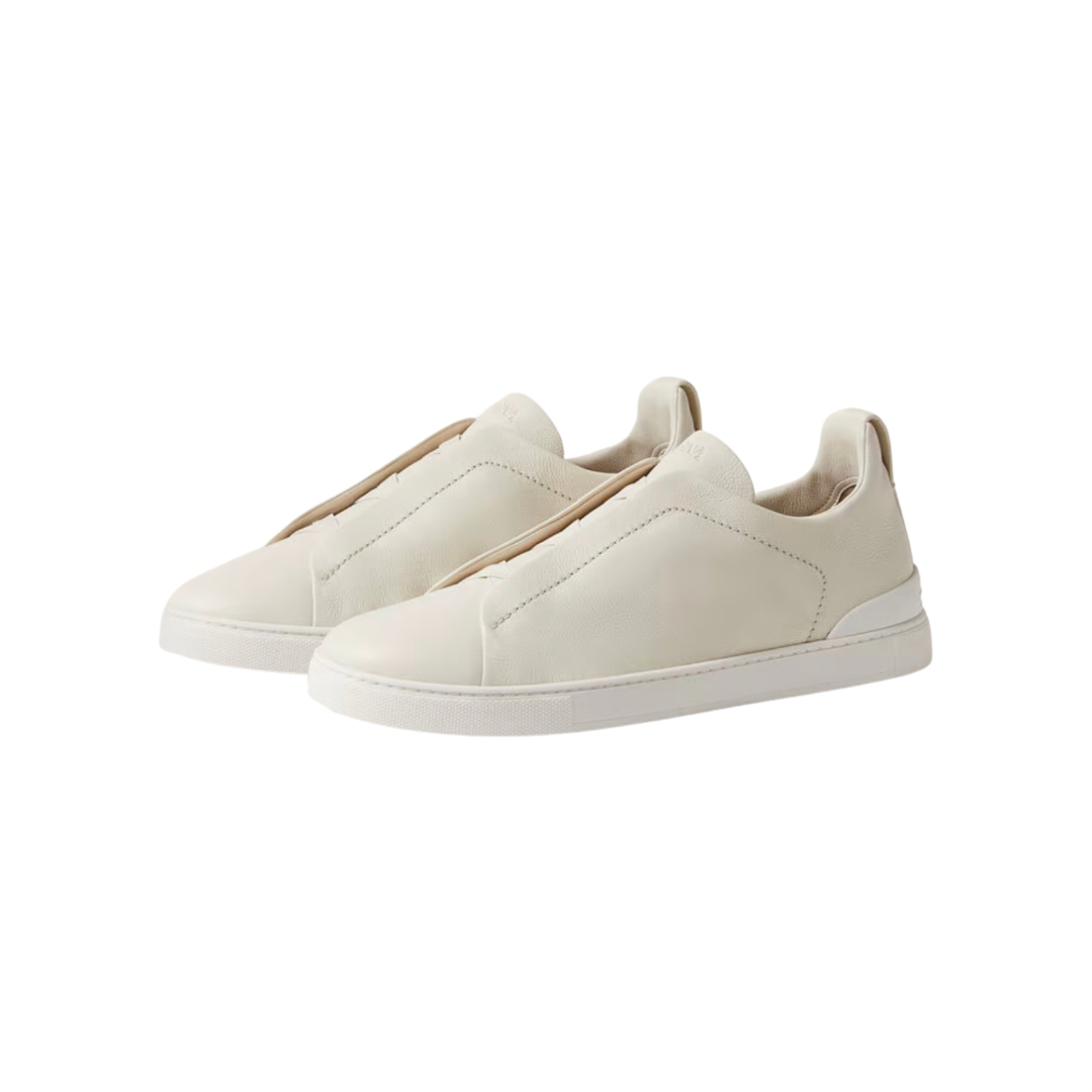 Zegna Stitch Blancos Piel