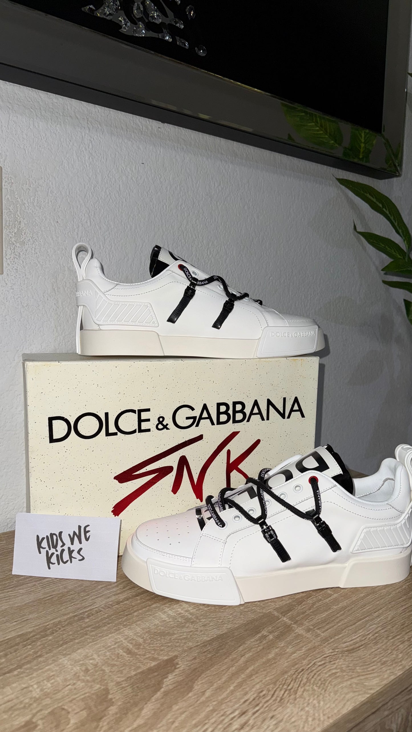 Dolce & Gabbana Laces White