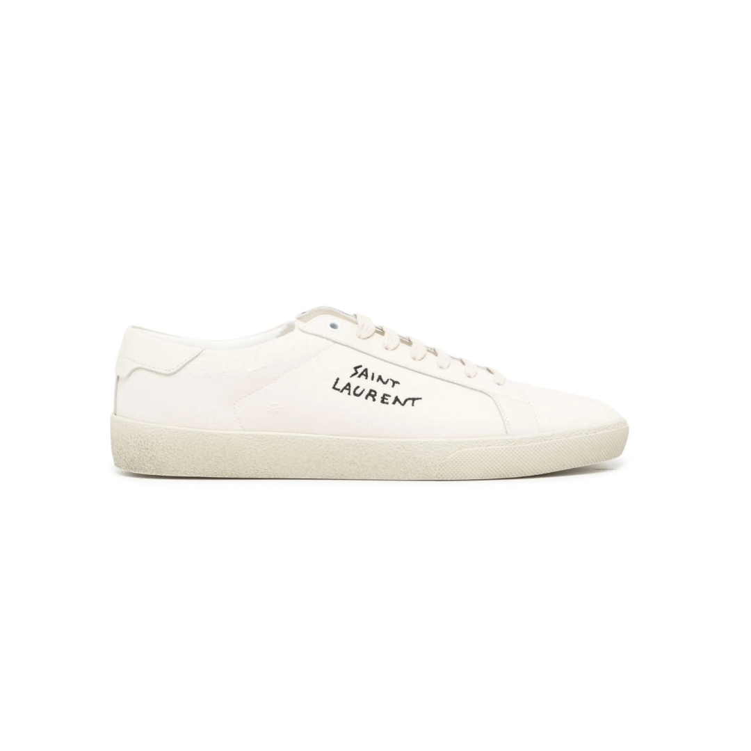 Saint Laurent Court all white