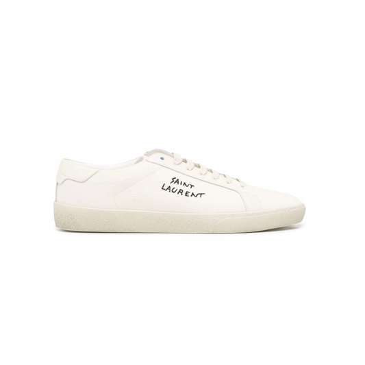 Saint Laurent Court all white