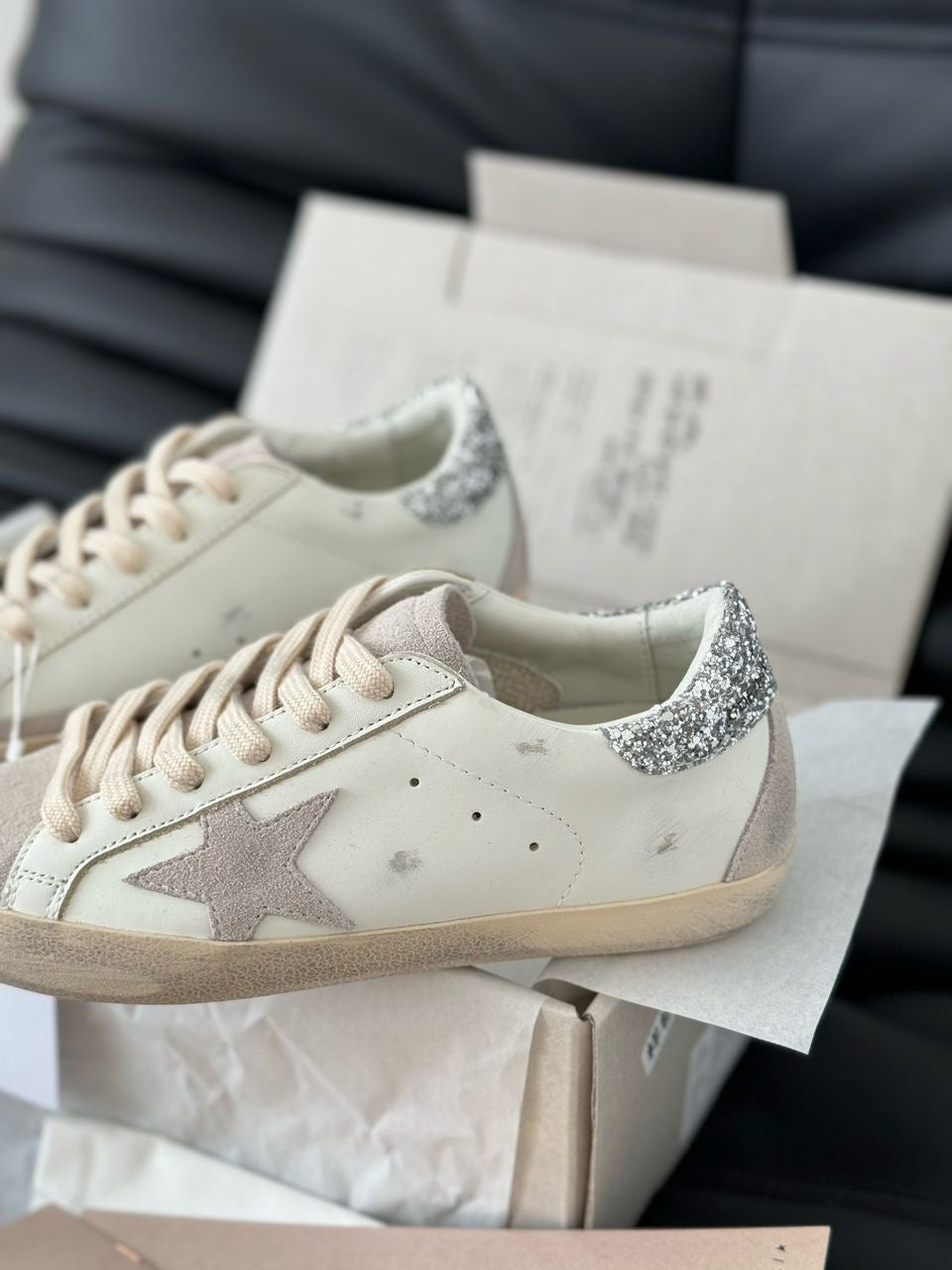 GOLDEN GOOSE SHINE WHITE