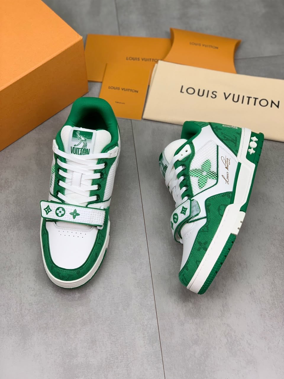 Louis Vuitton Trainer Green 2.0