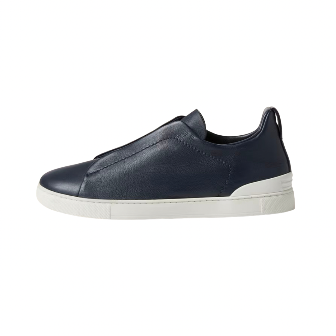 Zegna Stitch blue piel