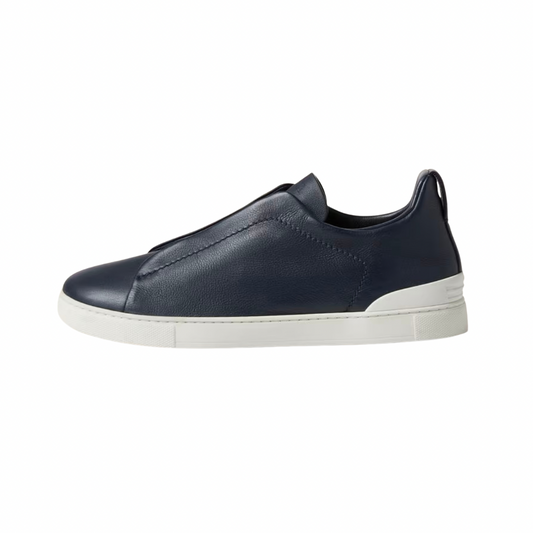 Zegna Stitch blue piel